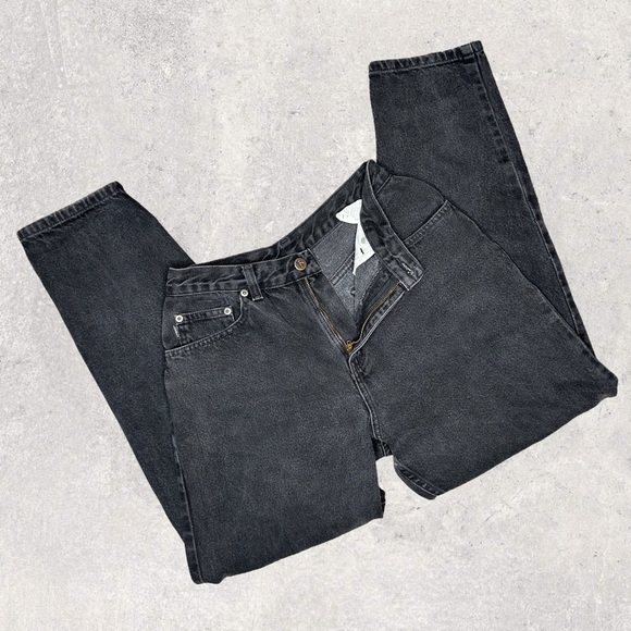 Vintage 90s Chic Black Denim Jeans - Picture 4 of 6